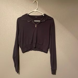 Brandy Melville Cropped Quarterzip